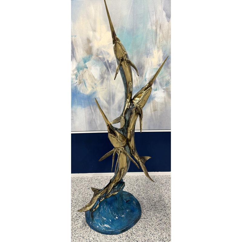 Symphonie des mers, sculpture en bronze coulé