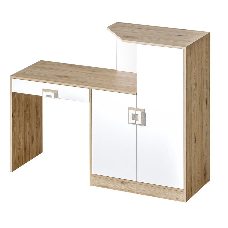 Manfredi Computer Desk, Oak