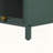 Dark Green 4-Tier Glass Door Storage Cabinet