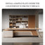 Bureau de luxe 94,49 "haut de gamme avec bandes lumineuses-336554179