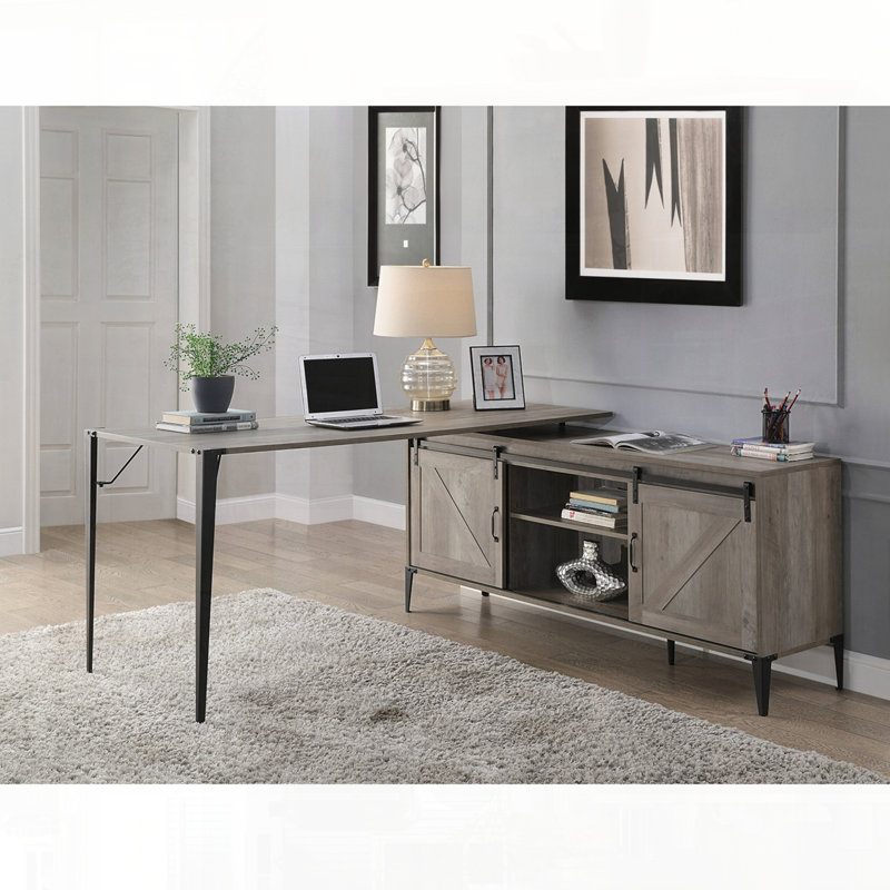 Bureau d'écriture avec cabinet, Gris