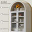 Garde-manger arqué de 71 po de hauteur, armoires de rangement modernes avec tablettes ouvertes et réglables-1051827399