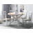 Lisbon Round Solid Wood Base Dining Table