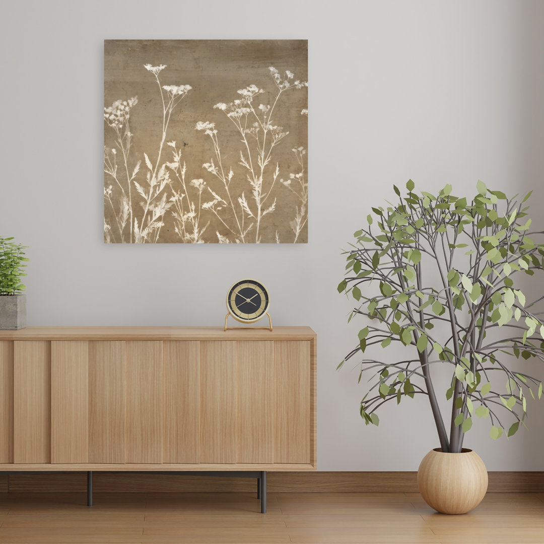 Modern Neutral Contemporary Delicate Elegant Nature Plant Wall Art Print