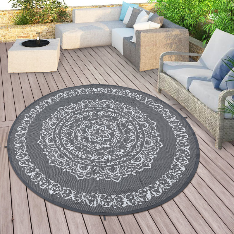 Tapis intérieur / extérieur Alese, Rectangle de 5 pi x 8 pi