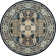 Tapis bleu marine oriental Jackson