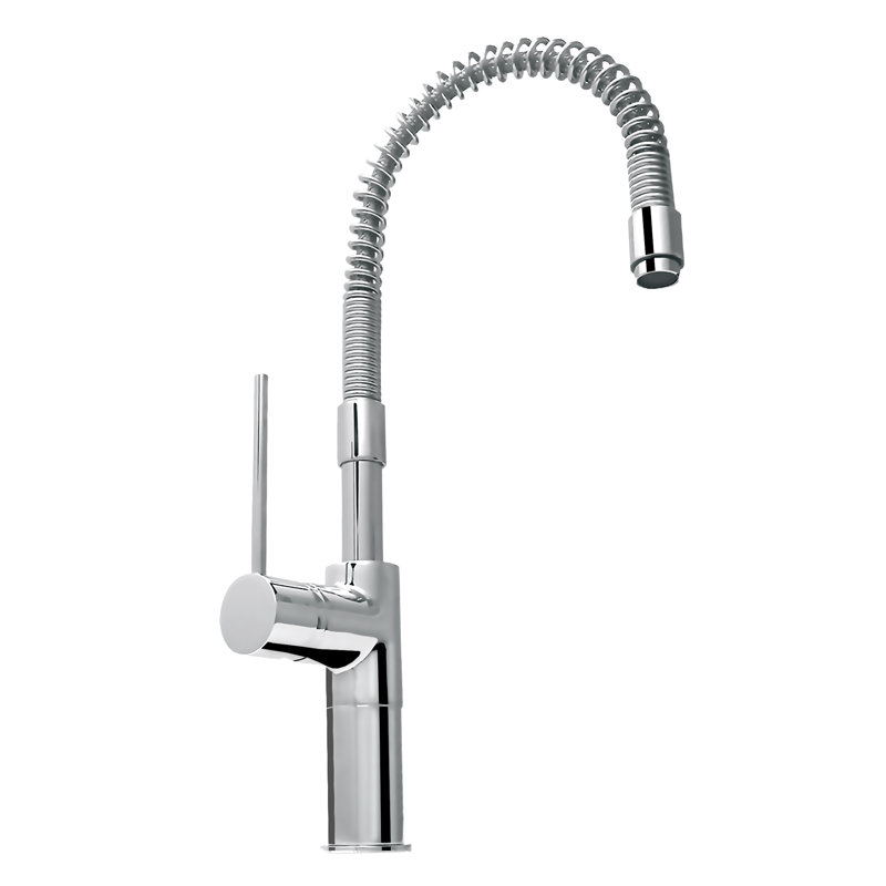 Whitehaus Collection Metrohaus Kitchen Faucet, Polished Chrome