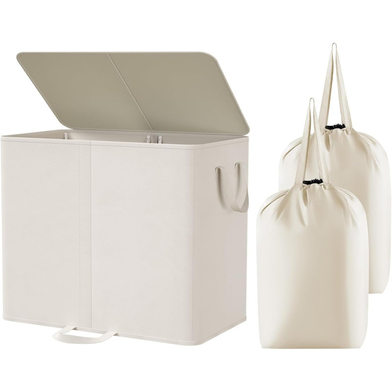 Polyester Laundry Room Organiser, White