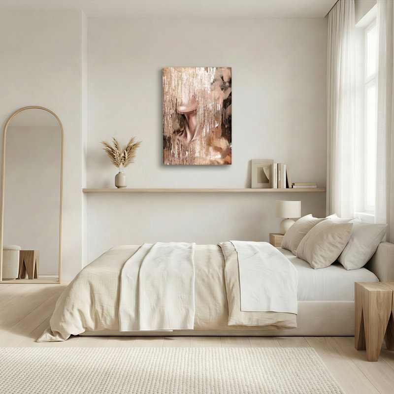 Ensemble d'une toile abstraite, 30"H x 20"W, Wrapped Canvas