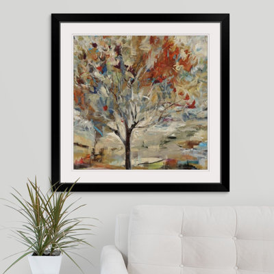 « Red Bird Tree », reproduction d'art Aniha, Tolya