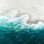 «Seaside Coastal Waves», toile encadrée | Décoration intérieure