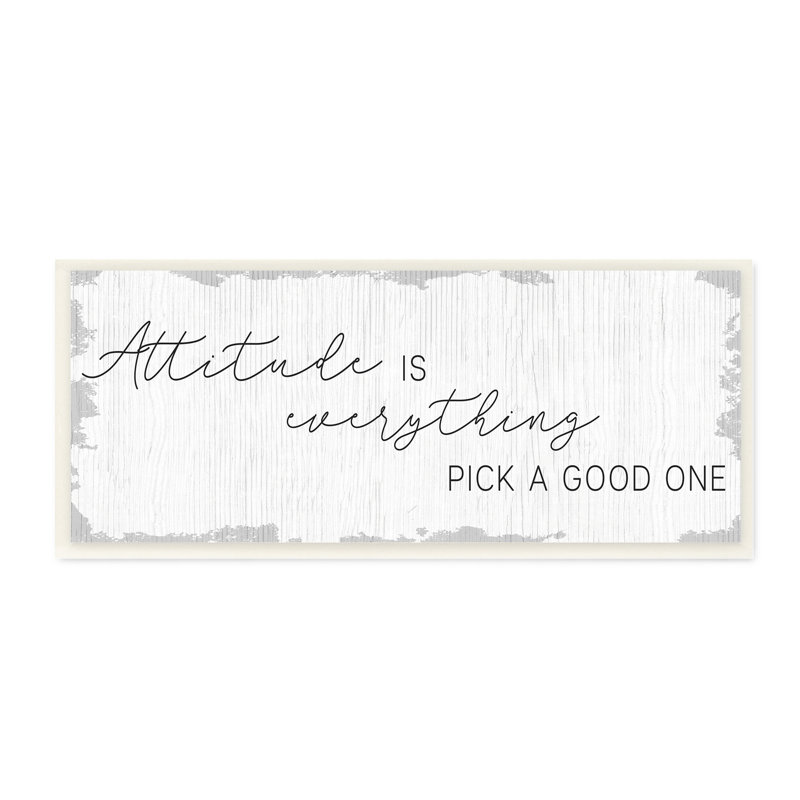 Attitude Isoise, Plaque murale, H 7 po x l 17 po x P 0,5 po