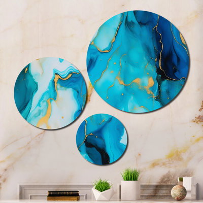 Abstract Wall Decor on Metal