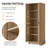 Naber Manufactured Wood Single Storage Cabinet - 2 Doors-1651669545