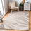 Tapis en laine et coton touffetés à la main Rackley
