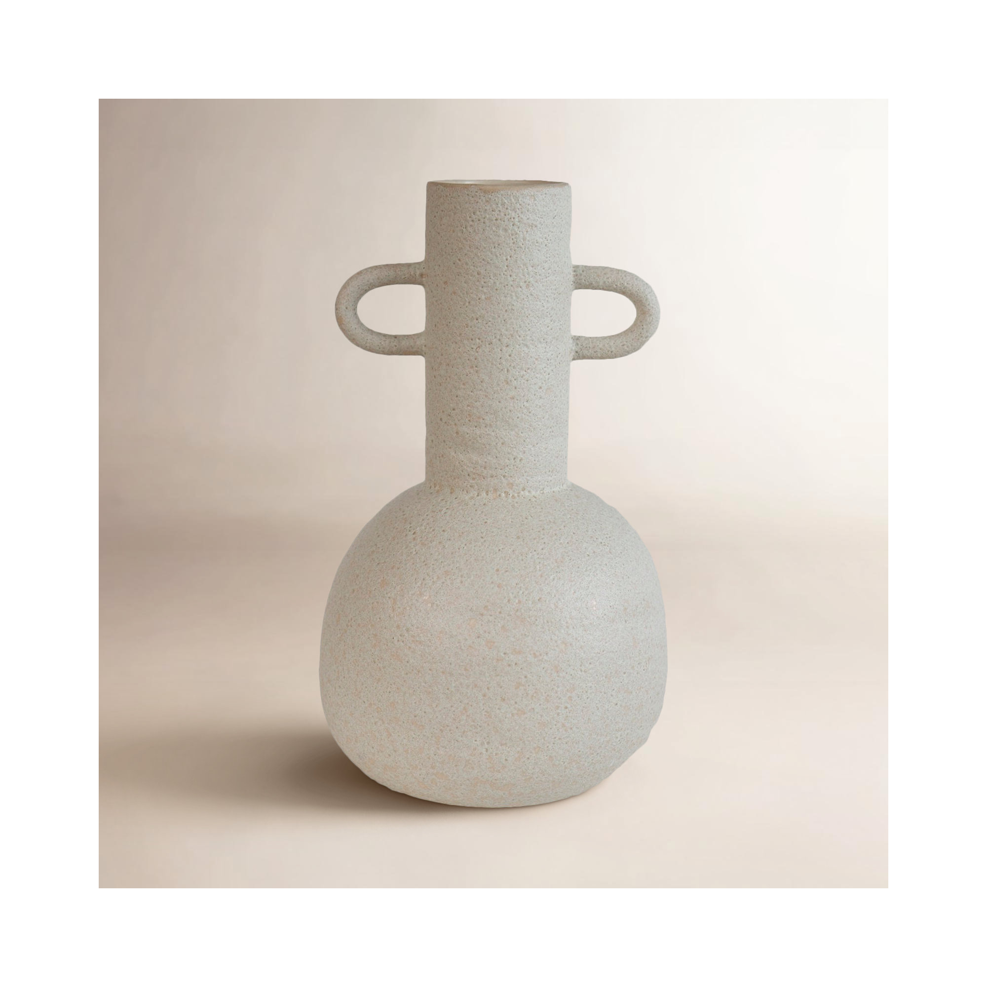 11.81'' Ceramic / Porcelain Table Vase, White