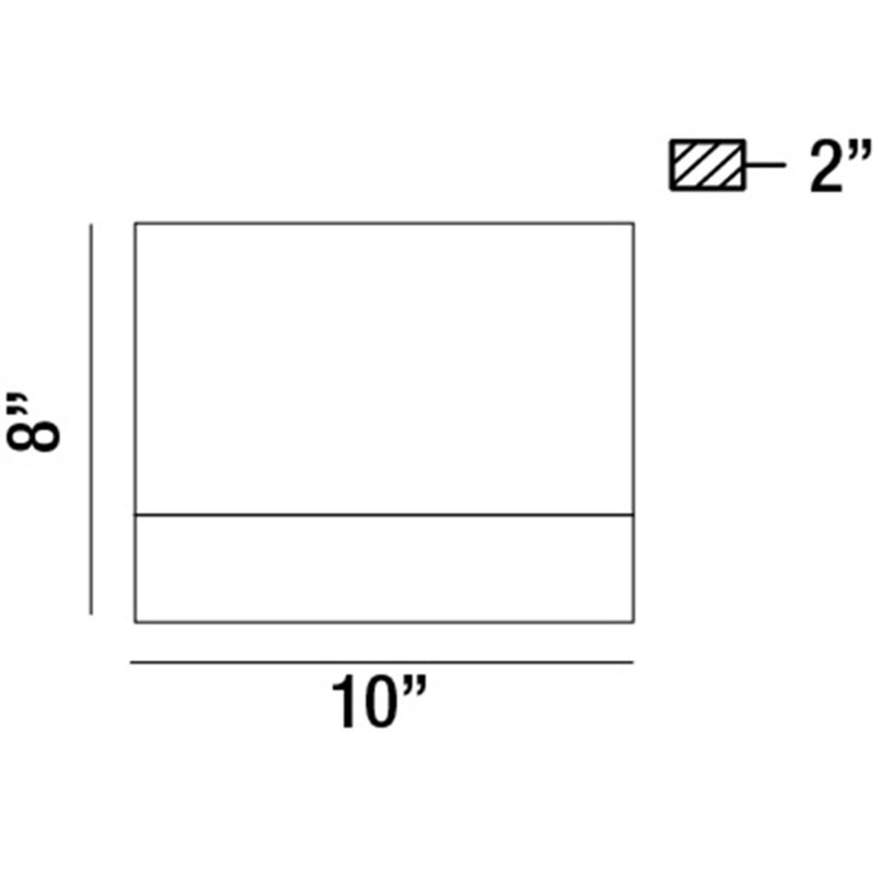 Enseigne lumineuse d'extérieur Halpern, série Mariner, H 8 po x l 10 po x P 10 po