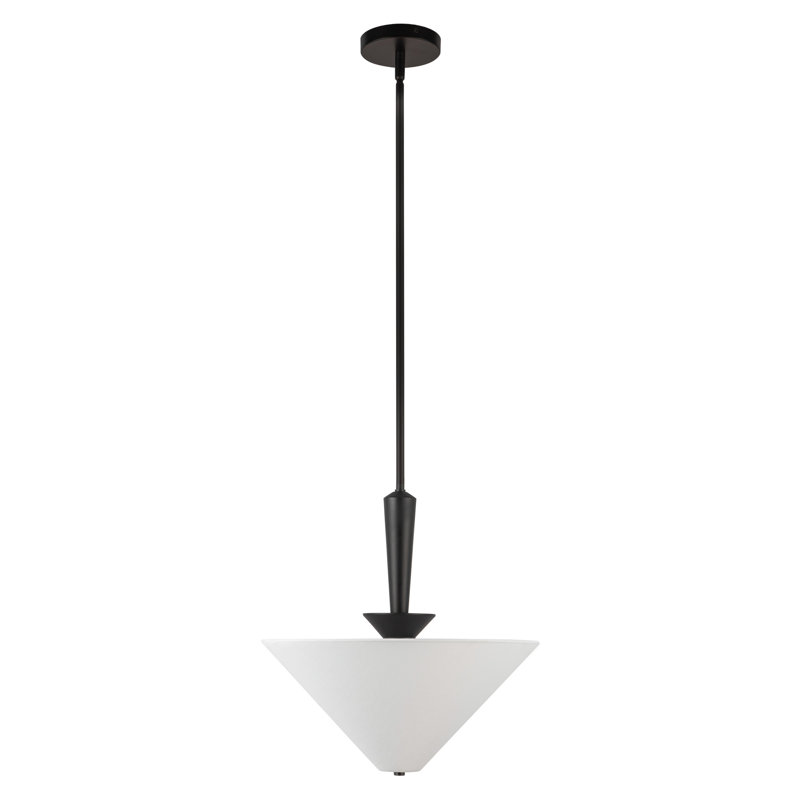 Shanklin 16-In Pendant, Black