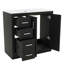 Meuble-lavabo 36 po avec lavabo en céramique-843387089