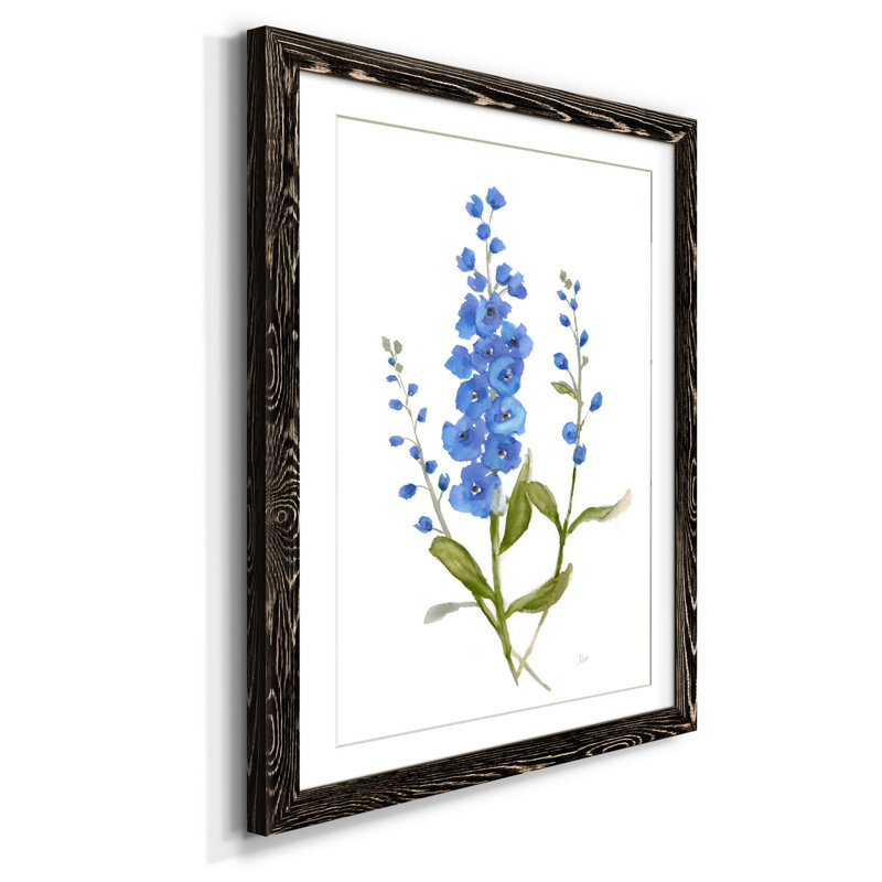 Petite Botanical I - Cadre photo, reproduction d'art sur papier, H 44 po x l 31 po x P 1 po, Noir