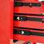 Chariot à outils à 6 tiroirs, 4, construction en acier, verrouillage par clé, comptoir lisse, acier rouge et noir 20,22 x 12,91 x 26,42 pouces, roues universelles-1280966045