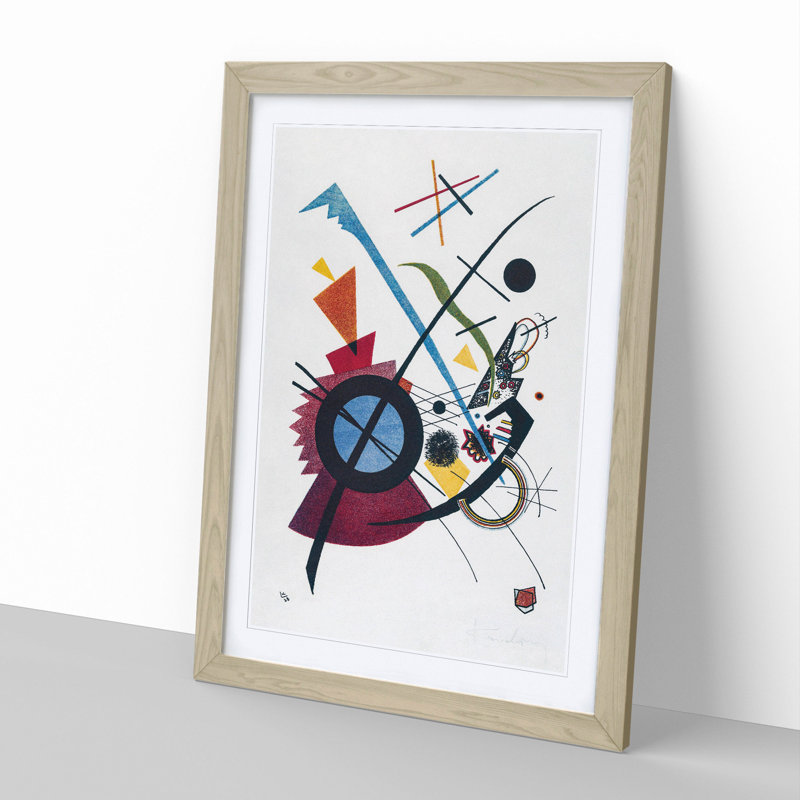 Violet by Wassily Kandinsky - Framed Print, Oak, 48cm H x 36cm W x 2cm D