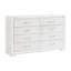 Commode de rangement contemporaine avec tiroirs et rangement de style glamour