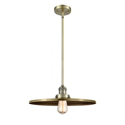 Luminaire suspendu conique à 1 lumière Rouvin