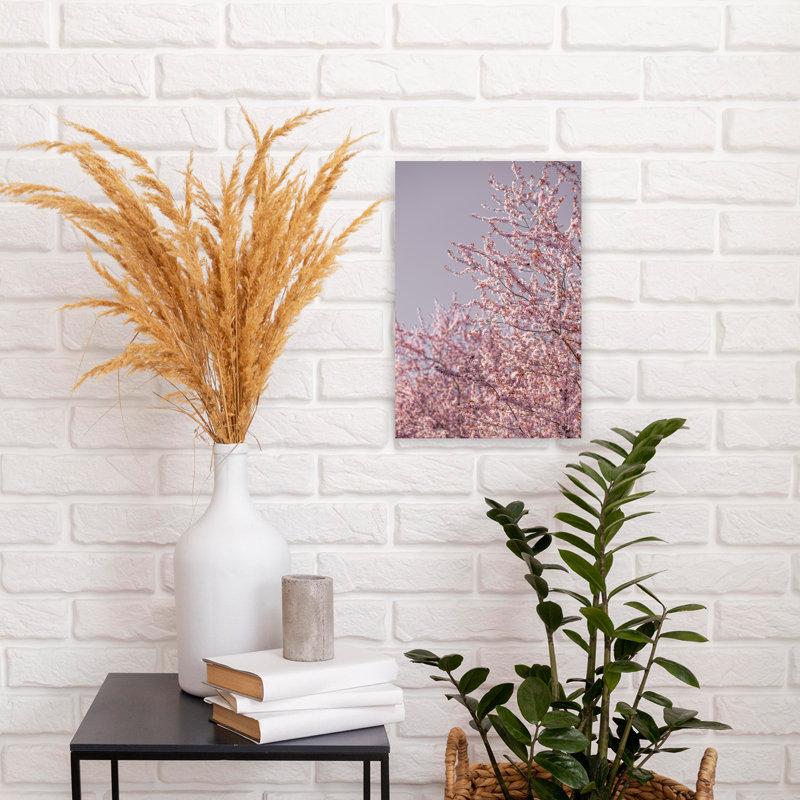 Fleurs de cerisier rose, 18" H x 12" W