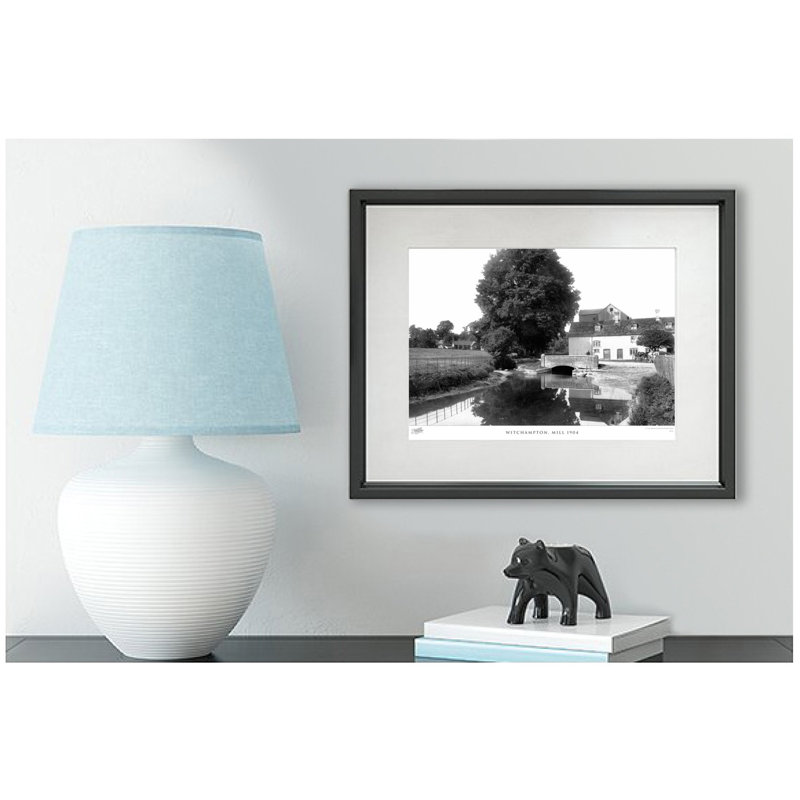 Witchampton, Mill 1904 by Francis Frith - Single Picture Frame Print, 28cm H x 36cm W x 2.3cm D