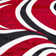 Collingwood Abstract Red/Black/White Area Rug