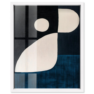 Décoration murale fantôme "Ghostly Gap II" par Art Remedy, cadre blanc, 20 x 24