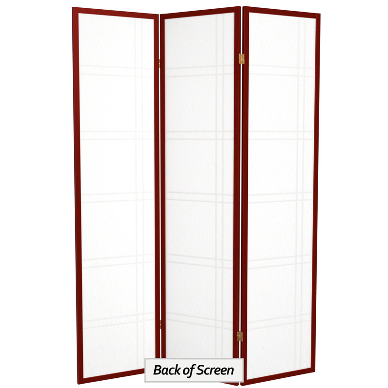 Cloison en papier de riz pliable Keitez, Palissandre, 3