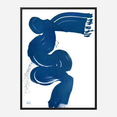 Blue Current - Artist Enhanced Canvas Print