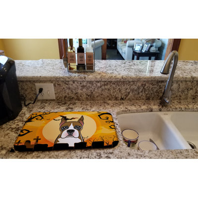 Tapis de séchage halloween boxer