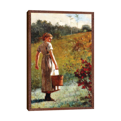 Returning From The Sping, 1874 by Winslow Homer - Painting on Canvas