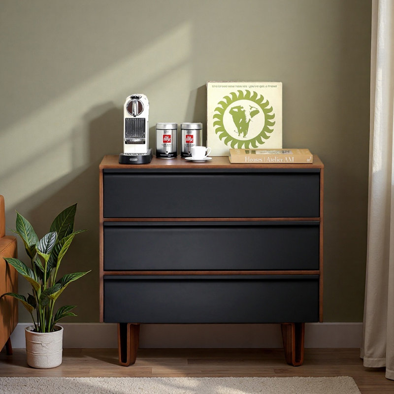 Scandinavian Minimalist Entryway Cabinet