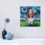 Basset Hound Night by Aja Trier - Painting on Canvas-483673318-491703012