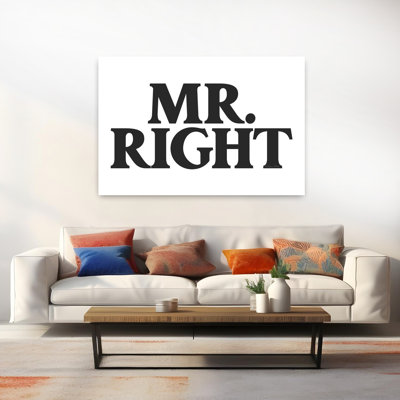 Mr. Right Abstract Contemporary Art