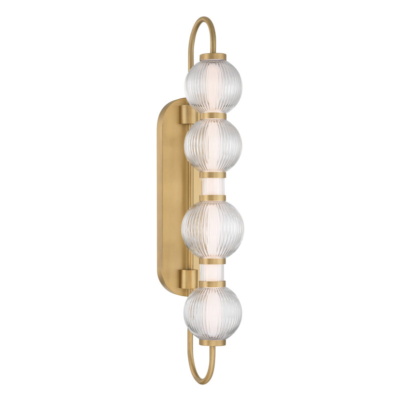 Cordel 30.25" High LED Wall Sconce, Brass