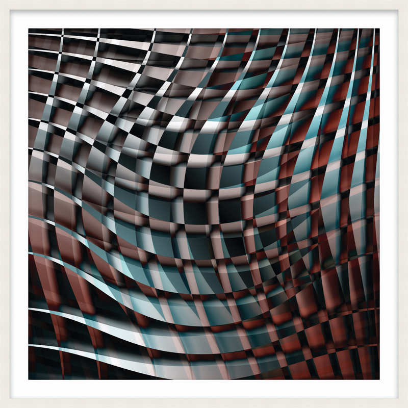Mainframe Distortions 1 Print by Art House Studios, 26" H x 26" W x 1" D