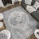 Crete Esmay Performance Gray Medallion Rug