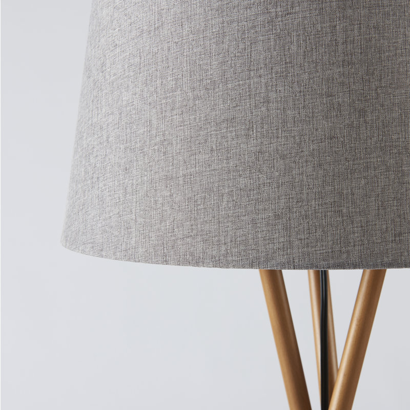 Lampe trépied 61 po Dejong, Anthracite