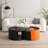 2 Pieces Round Nesting Tables and End Tables-1226056872-1226056874