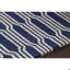 Tapis bleu marine et crème en laine touffeté à la main Preston Authentic-19940412