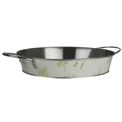 French Garden Metal Tray