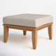 Nichols Upholstered Outdoor Ottoman with Sunbrella® Cushion