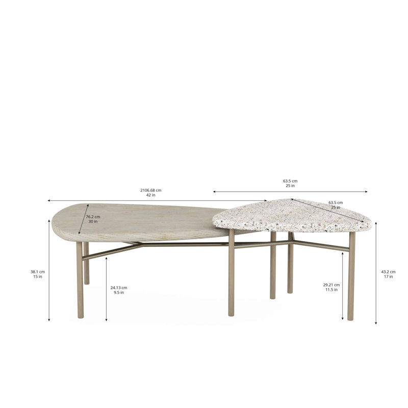 Cotiere Oak Cocktail Table