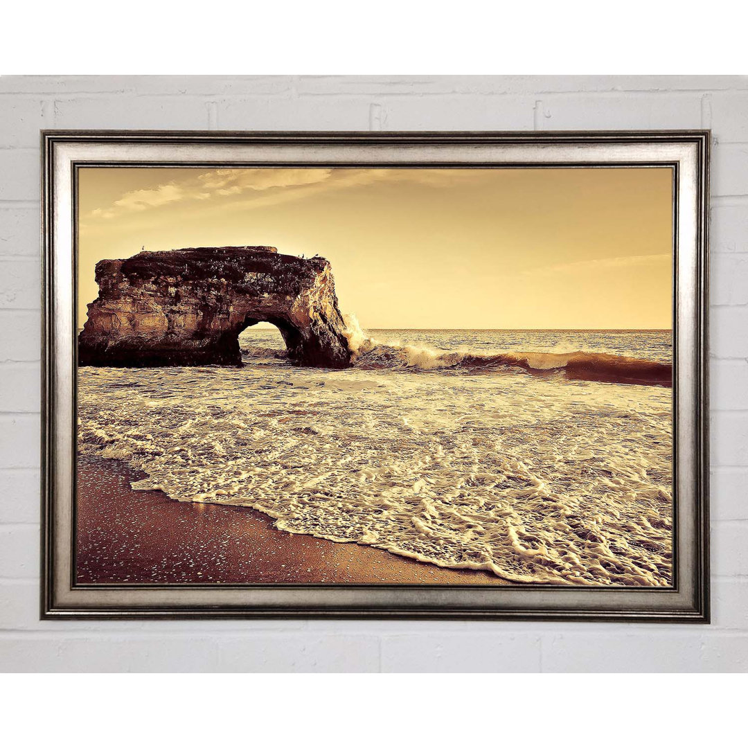 Gerahmtes Wandbild Beach Arch