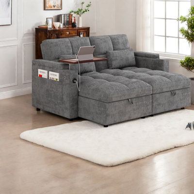 Canapé modulaire avec rangement, chenille 66,33 po, canapé-lit moderne pour la maison